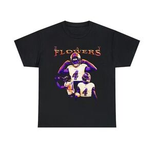 Zay Flowers 90s Graphic T-Shirt, Ravens Football Shirt, Baltimore Tee